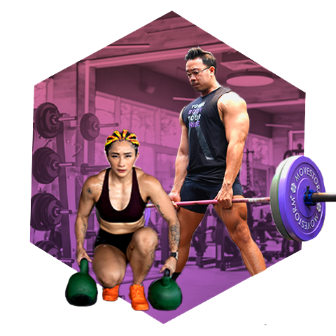 siska antolis dan louis xander melakukan workout